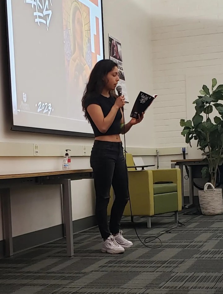 Poet Jimmy Santiago Baca was the featured speaker at